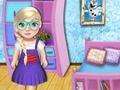 Spēle Baby Elsa skolas rotā  online