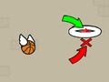 Spēle Flappy dunk tiešsaistē online