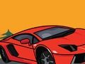 Spēle Lamborghini krāsu grāmata  online