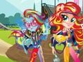 Spēle Meitenes no Equestria. Draudzības spēles: motokross online Spēle Meitenes no Equestria. Draudzības spēles: motokross online