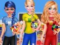 Spēle BFF Princess balso par FIFA 2018 ceturtdaļfināliem  online