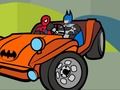 Spēle Superhero Cars Krāsošanas grāmata  online