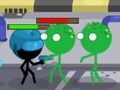 Spēle Stickmen pret zombijiem  online