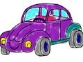 Spēle Karikatūra automašīnu krāsojamā grāmata  online