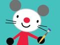 Spēle Arty Mouse & Friends krāsojamā grāmata  online