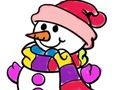 Spēle Ziemas krāsojamā grāmata  online