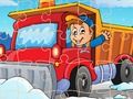 Spēle Ziemas kravas automašīna  online
