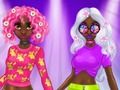 Spēle Princeses neticami pavasara neona frizūras  online