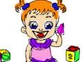 Spēle Atpakaļ uz skolu: Baby Doll krāsošana  online