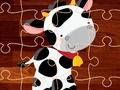 Spēle Karikatūras lauksaimniecības dzīvnieku mīkla  online