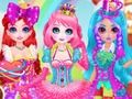 Spēle Princeses saldo konfekšu Cosplay  online