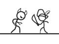 Spēle Stickman jaunināšana ir pabeigta  online