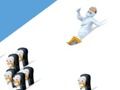 Spēle Yetisports snovbords Freeride online