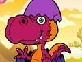 Spēle Ledus laikmeta smieklīgo dinozauru krāsošana  online