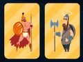 Spēle Spartas un vikingu karotāju atmiņa  online