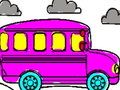Spēle Skolas autobusu krāsojamā grāmata  online