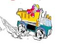 Spēle Lego kravas automašīnu krāsošana  online
