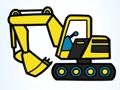 Spēle Gudrā transporta līdzekļu krāsojamā grāmata  online