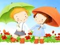 Spēle Karikatūra Bērnu dienas mīkla  online