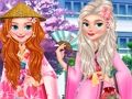 Spēle Princešu meiteņu ceļojums uz Japānu  online
