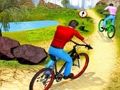 Spēle Uzbraukt ar velosipēdu braucēju  online