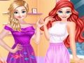 Spēle Princeses modes plakano formu dizains  online