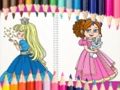 Spēle Skaista princeses krāsojamā grāmata  online