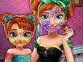 Spēle Ledus princeses mammas īstā pārvērtība  online