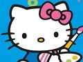 Spēle Krāsa pēc skaita ar Hello Kitty  online