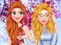 Spēle Princeses meiteņu ceļojums uz ASV  online