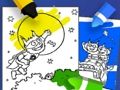 Spēle Krāsošana Alfija vilkacis  online