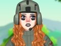 Spēle Princeses militārā mode  online