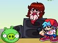 Spēle Piektdienas vakars Funkin 'vs PIG no Angry Birds  online