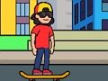 Spēle Skeitborda Wheelie  online