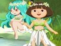 Spēle Dora ar vedni mežā online Spēle Dora ar vedni mežā online
