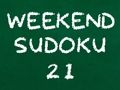 Spēle Nedēļas nogale Sudoku 21  online