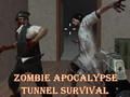 Spēle Zombiju apokalipses tuneļa izdzīvošana  online