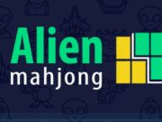 Spēle Mahjong ar citplanētiešiem  online