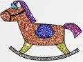 Spēle Glitter Rotaļlietu krāsojamā grāmata  online