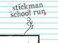 Spēle Stickman skolas skrējiens  online