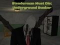 Spēle Slendermanam jāmirst: pazemes bunkurs  online