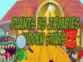 Spēle Augi pret zombijiem slēptās zvaigznes  online