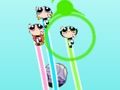 Spēle Powerpuff Girls Smashing Bots online Spēle Powerpuff Girls Smashing Bots online