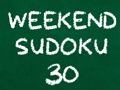 Spēle Nedēļas nogale Sudoku 30  online