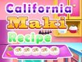 Spēle Kalifornijas Maki recepte  online