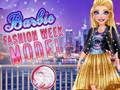 Spēle Bārbijas modes nedēļas modele  online