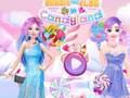 Spēle Bārbija un Elza Candyland  online