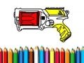 Spēle Atpakaļ uz skolu: Nerf krāsojamā grāmata  online