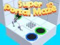 Spēle Super Portal Maze 3D online