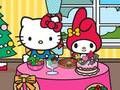 Spēle Hello Kitty un draugu Ziemassvētku vakariņas  online